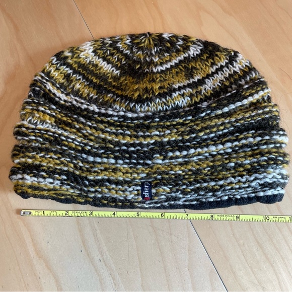 Sherpa Men’s Knit Beanie Cap 100% Lamb’s Wool with Soft Forehead Lining Gorpcore - Picture 7 of 8